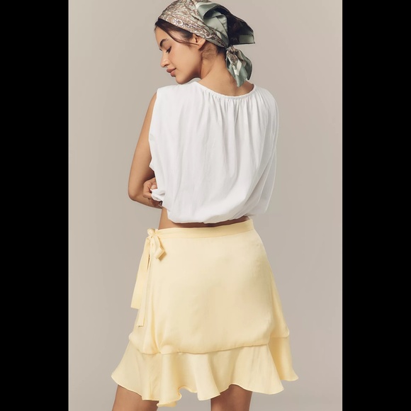 Anthropologie Maeve Ruffle Mini Skirt - Picture 5 of 16